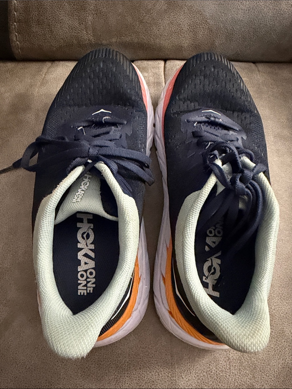 Hoka One One Clifton 7 Women's Size 7 Running Shoes Blue - Picture 5 of 7